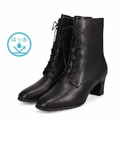 【撥水仕様】モデロMODELLO5.5cmヒールレースアップショートブーツDML5503X