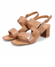 HIROKO KOSHINO 安定の太めヒール バックストラップ 5.5cmヒールサンダル　HKL8009