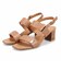 HIROKO KOSHINO 安定の太めヒール バックストラップ 5.5cmヒールサンダル　HKL8009