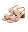 HIROKO KOSHINO 安定の太めヒール バックストラップ 5.5cmヒールサンダル　HKL8009
