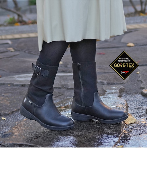 【GORE-TEX】 マドラスウォーク madras Walk ゴアテックス  防滑ソールで寒冷地でも安心！ミドル丈でより暖かく　軽くて履きやすい ミドルブーツ MWL2207