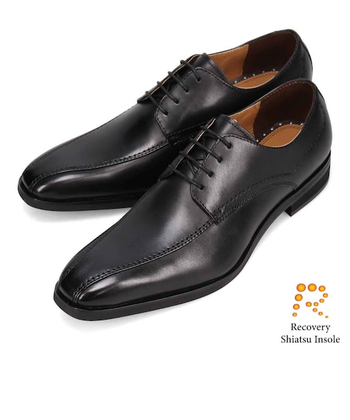 モデロ MODELLO 「Recovery Shiatsu Insole」搭載で指圧効果により血行をよくする。スワールモカビジネスシューズ  DM1510AR