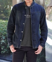 ハイストレッチツイル＆ストレッチデニムシャツ