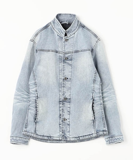 ハイストレッチツイル＆ストレッチデニムシャツ