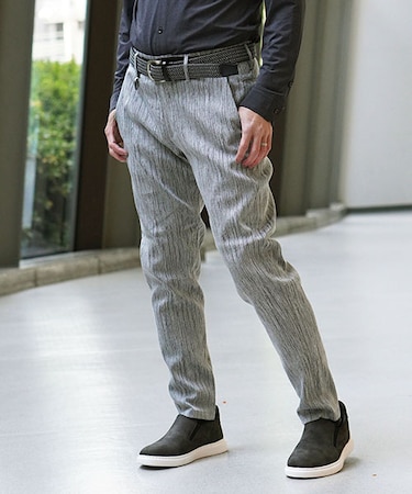 総柄ジャガードイージーパンツ