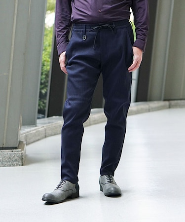 総柄ジャガードイージーパンツ