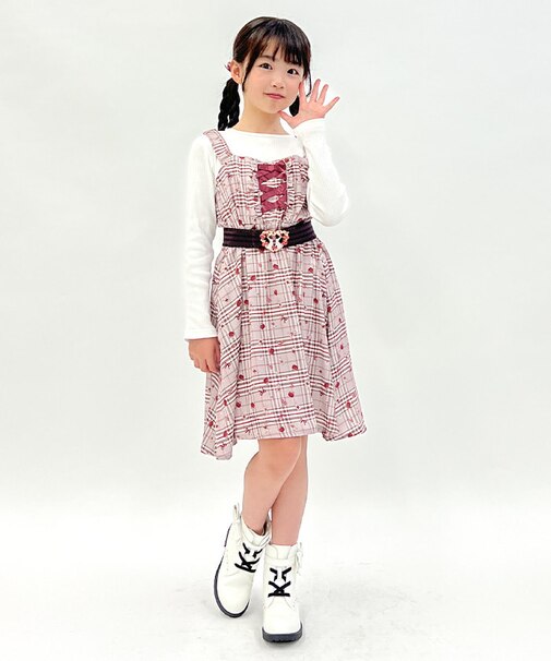 うさぎ×フルーツ重ね着風ＯＰ