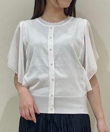 シフォンスリーブニットＰＯ