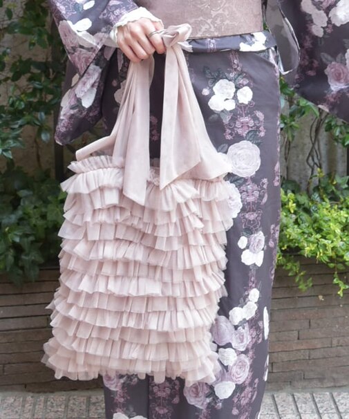 ティアードチュールバッグ