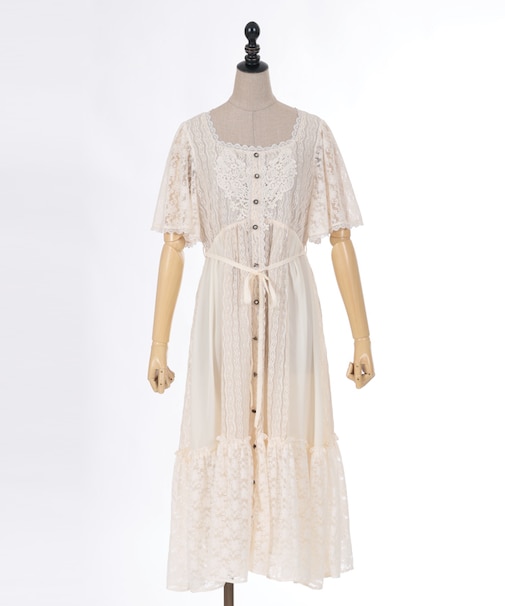 レース×シフォンドレス風OP