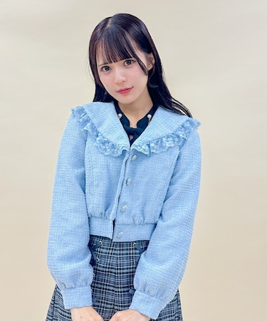 ビッグ襟ガーリーブルゾン