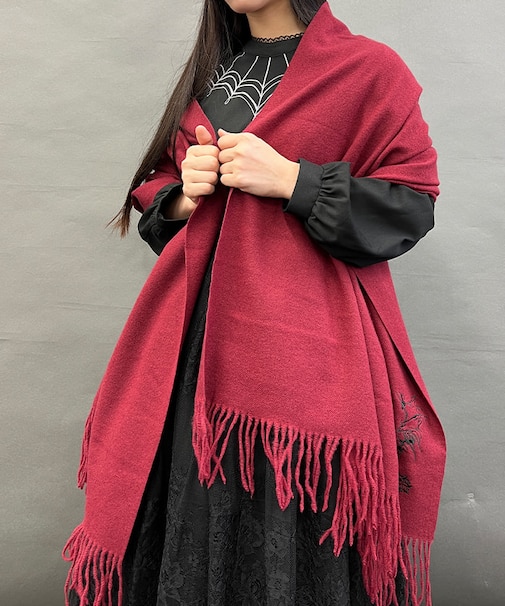 クロス刺繍ストール
