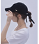 バックリボンベロアキャップ