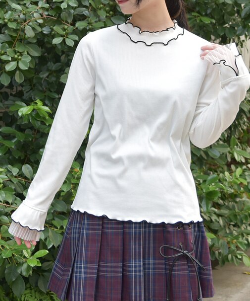 プリーツチュール切替リブPO