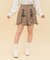 レースアップショートパンツ