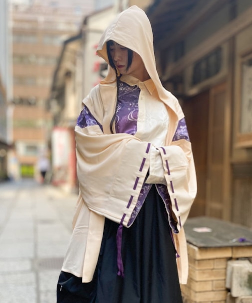 光源氏フード付羽織