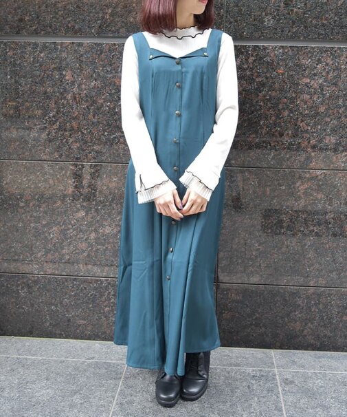 フロントボタンジャンスカ