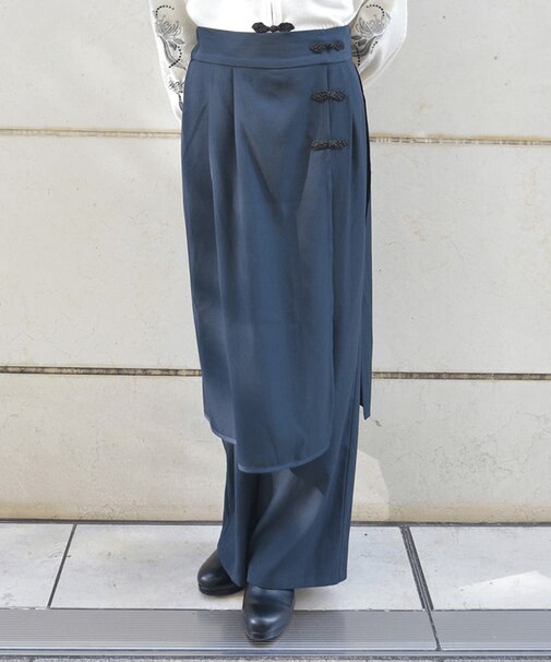 レイヤード風パンツ