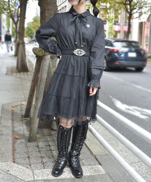 【新品未使用✨】 Diagram ダイアグラム スター刺繍 チュールトップス フェザー×花刺繍トップス[品番：IGAW0001407]｜axes femme