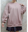刺繍裏起毛コクーントレーナー