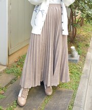 カットスエードプリーツＳＫ