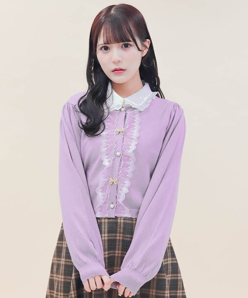 レース×リボンニットCD