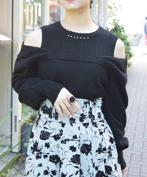 レイヤード風ニット