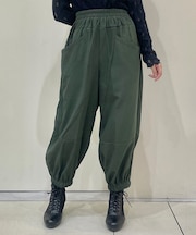 スエード変型ビッグパンツ