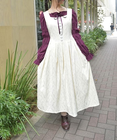 コルセット風ジャカードJSK