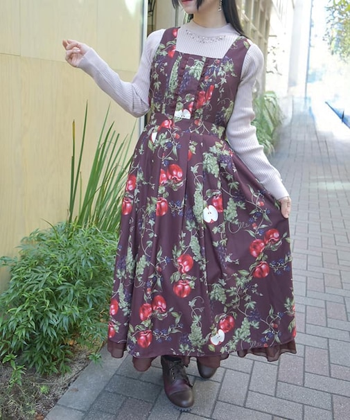 シーズナルフルーツ柄JSK