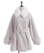 ティペット付ミドルトレンチ