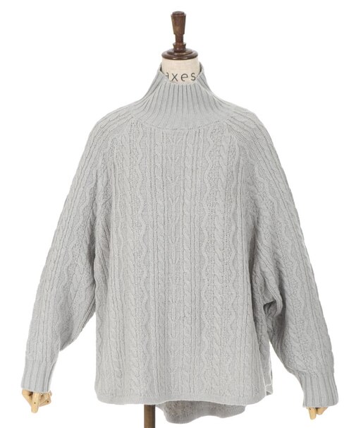ケーブル柄ハイネックＰＯ