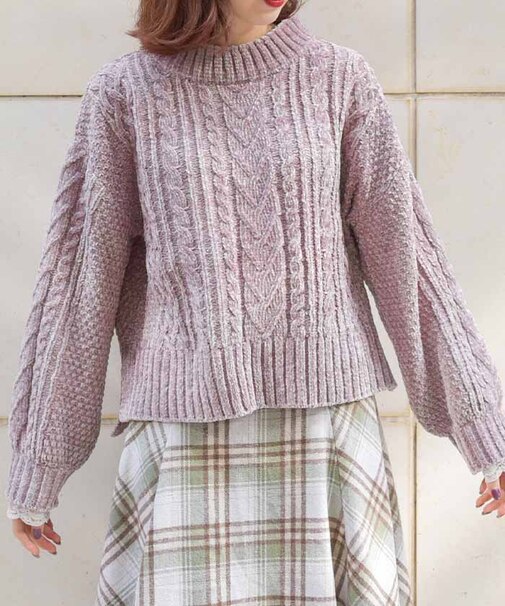 ベロアモールニットＰＯ