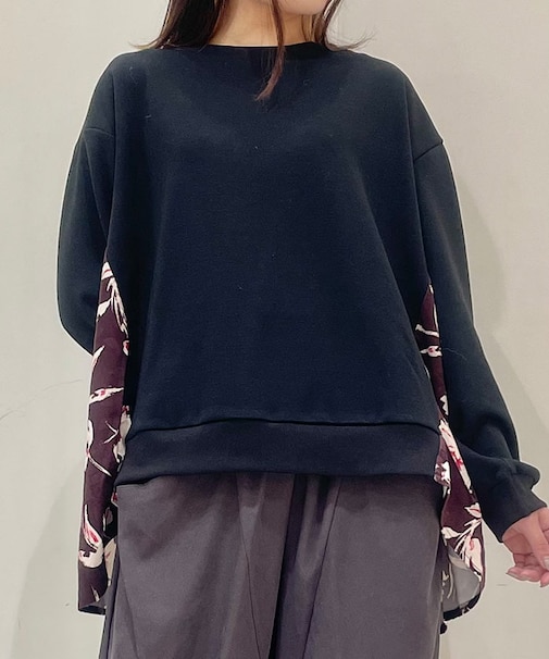 裏起毛×花柄配色ＰＯ