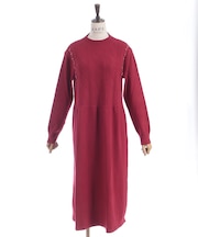 パール付ニットワンピース