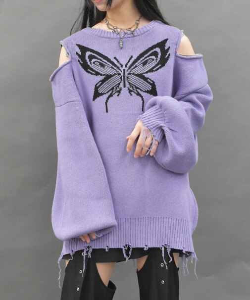 バタフライダメージニットＰＯ