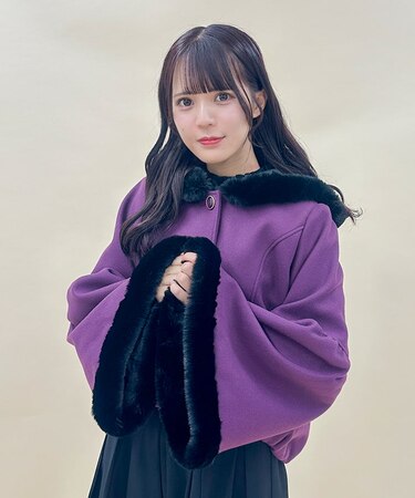 ベルスリーブフード付コート