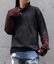 七宝文様タートルニット