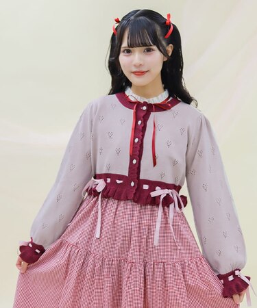 ハート透かし編みニットＣＤ