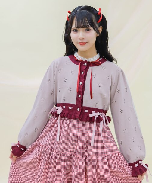 ハート透かし編みニットＣＤ