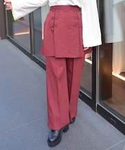 チャイナ釦付きレイヤードＰＴ