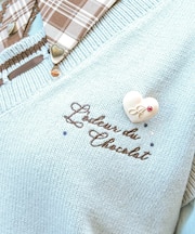 デリスショコラブローチピン