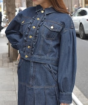 レース×フリルデニムＪＫＴ