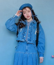 レース×フリルデニムＪＫＴ