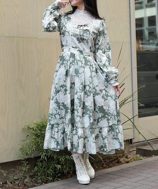 ブルームフラワー柄ＯＰ