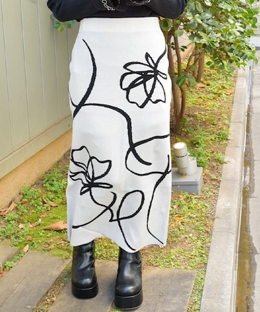 フラワーＪＱスカート