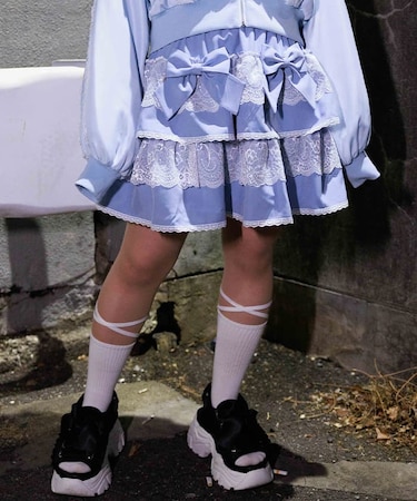 フリルミニスカート