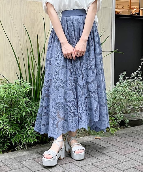 レースサーキュラースカート