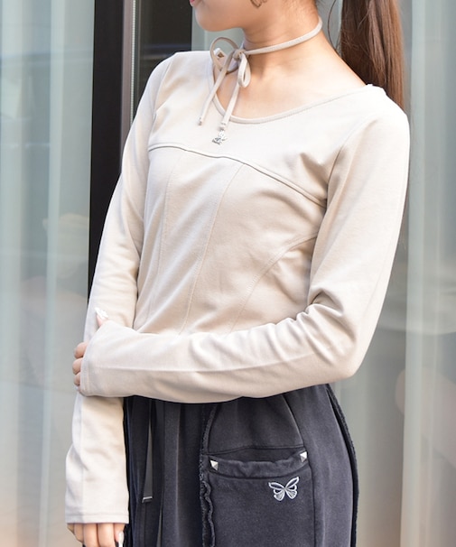 チョーカー付コルセット風PO