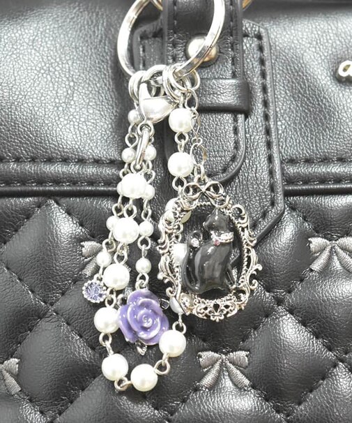 リボンキャットバッグチャーム